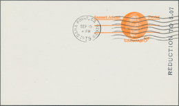 Vereinigte Staaten Von Amerika - Ganzsachen: 1973 Precanceled Postal Stationery Card 8 Cents Orange - Andere & Zonder Classificatie