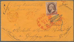 Vereinigte Staaten Von Amerika - Besonderheiten: 1866/1879, Correspondence Of 5 Covers With Differen - Andere & Zonder Classificatie