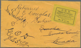 Vereinigte Staaten Von Amerika - Besonderheiten: 1870, Appr., Envelope Addressed Tor Eureka, Nevada - Otros & Sin Clasificación