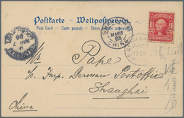 Vereinigte Staaten Von Amerika - Besonderheiten: 1906, Ppc Showing Steamer "AMERIKA" (Hamburg-Amerik - Autres & Non Classés