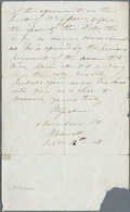 Ballonpost: 1848: Great Britain. Early Ballonist's Letter Written By M. Graham Known As "the Only Fe - Fesselballons