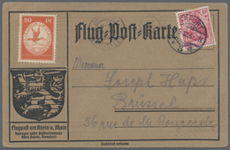 Flugpost Deutschland: 1912. Germany Official Card From The Grand Duchess Of Hesse's 1912 Flight Week - Poste Aérienne & Zeppelin
