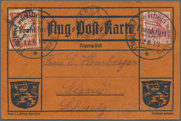 Flugpost Deutschland: 1912. Germany Official Card From The Grand Duchess Of Hesse's 1912 Flight Week - Poste Aérienne & Zeppelin