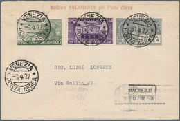 Flugpost Europa: 1927, Italy. Transadriatica Airmail Cover From "Venice 6.4.27" To Rome. Fine. - Europe (Other)