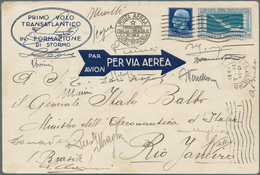 Flugpost Europa: 1930, Italy. Special Cover Balbo Squadron Flight "Primo Volo Transatlantico In Form - Andere-Europa