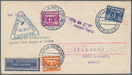 Flugpost Europa: 1930. International Aviation Congress "LA HAYE", To A Poste Restante Addres In Zagr - Europe (Other)