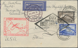 DO-X - Flugpost: 1930/1931, PRIMERO VOL / EUROPA-AMERICA DO SUL / ESTADOS UNIDOS, One Cover And Two - Luchtpost & Zeppelin