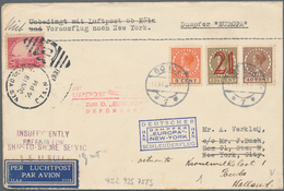 Katapult- / Schleuderflugpost: 1931 18.6., Nachbringeflug Zum Dampfer "Europa" In Cherbourgh Dann Mi - Airmail & Zeppelin