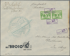 Raketenpost: 1934 (6.12.) Karl Roberti - Netherlands: Cover From The Third Rocket Mail Attempt With - Sonstige & Ohne Zuordnung