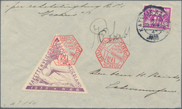 Raketenpost: 1935 (23.4.) K. Roberti - Netherlands: Two Different Covers Flown By The Flying Wing Ro - Sonstige & Ohne Zuordnung