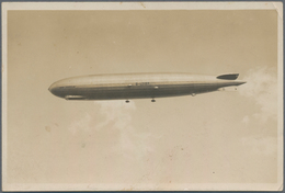 Zeppelinpost Deutschland: 1928, LZ 127, Unfrankierte Foto-AK Mit Rotem Bordpoststempel Vom 11.OKT.19 - Luchtpost & Zeppelin