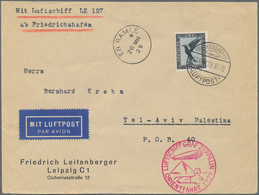 Zeppelinpost Deutschland: 1929, Orientfahrt, Brief Mit Einzelfrankatur 2 RM Flugpost Ab "FRIEDRICHSH - Airmail & Zeppelin