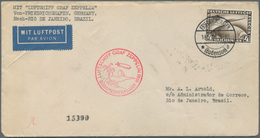 Zeppelinpost Deutschland: 1930. Original Airmail Cover Flown On The Graf Zeppelin Airship's May 1930 - Correo Aéreo & Zeppelin