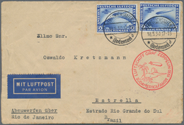 Zeppelinpost Deutschland: 1930. Cover On The Graf Zeppelin LZ127 Airship's 1. Südamerikafahrt (SAF) - Correo Aéreo & Zeppelin