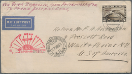 Zeppelinpost Deutschland: 1931. German Cover Sent On The Graf Zeppelin LZ127 Airship's 1931 Polarfah - Correo Aéreo & Zeppelin