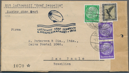 Zeppelinpost Deutschland: 1933, LZ 127/6.Südamerikafahrt, "Muster Ohne Wert"-Beutel (sehr Selten!) I - Airmail & Zeppelin