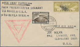 Zeppelinpost Deutschland: 1933. German Cover From Friedrichshafen Flown On The Graf Zeppelin Airship - Correo Aéreo & Zeppelin