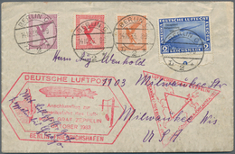 Zeppelinpost Deutschland: 1933. German Cover From Friedrichshafen Flown On The Graf Zeppelin Airship - Correo Aéreo & Zeppelin