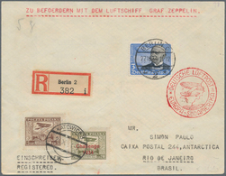 Zeppelinpost Deutschland: 1934, 11. Südamerikafahrt, Brief Ab Kattowitz 25.10. Mit 5 Und 20 Gr. In M - Luchtpost & Zeppelin