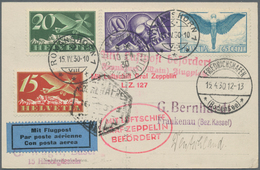 Zeppelinpost Europa: 1930. Graf Zeppelin LZ127 Airship Real Photo RPPC Card Flown On The Graf's 1930 - Europe (Other)