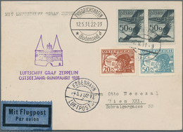 Zeppelinpost Europa: 1931, Ostseejahr-Rundfahrt, Österreichische Post, Abwurf Kopenhagen, Karte Mit - Andere-Europa
