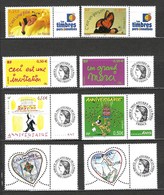 France, Timbre Personnalisé, Année 2004, Lot De 8 Timbres Personnalisés, Thématique 2004 - Altri & Non Classificati