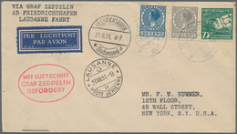 Zeppelinpost Europa: 1931. Netherlands Cover Flown On The Graf Zeppelin LZ127 Airship's 1931 Fahrt N - Andere-Europa