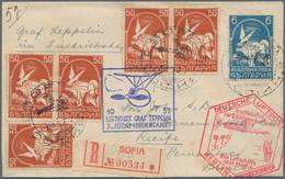 Zeppelinpost Europa: 1933, 3. Südamerikafahrt, R-Brief Ab Sofia 29.6. Mit Flugpost-MiF Nach Recife, - Andere-Europa