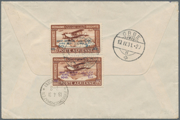 Zeppelinpost Übersee: 1931, Egypt Flight, LZ 127, 50 On 27 M Red-brown With Overprint Variety "1951 - Zeppelins