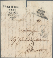 Disinfection Mail: 1837, 23 Sep, Lettersheet With Full Message Form Vatican To Corneto, Disinfection - Autres & Non Classés