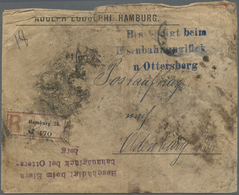Katastrophenpost: 1907, Dt. Reich. Großer, Blauer L3 "Beschädigt Beim / Eisenbahnunglück / In Otters - Altri & Non Classificati