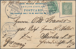 Deutsche Schiffspost - Marine: 1902 (19.9.), Pisa-Provisorium: Stempel "KAIS. DEUTSCHE MARINE-SCHIFF - Andere & Zonder Classificatie