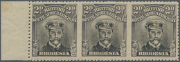 Britische Südafrika-Gesellschaft: 1913-19 KGV. 2d. Black & Grey-black, Head Die III, Perf 14, Left-h - Non Classés