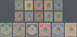 Tanganjika: 1927-31 KGV. Set Of 16 Up To £1, Mint Lightly Hinged, Few Smaller Values Slightly Staine - Tanganyika (...-1932)