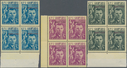 Albanien: 1962, Vostok 1 "Gagarin" With Inverted And With Double Purple Airmail Overprint, Each In B - Albanië