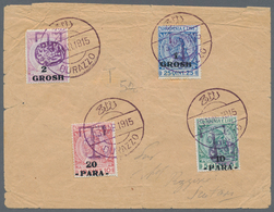 Albanien - Portomarken: 1915, Complete Set Of Postage Dues Handstamped With Pasha’s Seal (SG D55/59) - Albanië