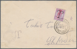 Albanien - Lokalausgaben: 1915. Cover To SCUTARI Despatched Stampless By "SHENGJIN 16.III.15", Hands - Albanie