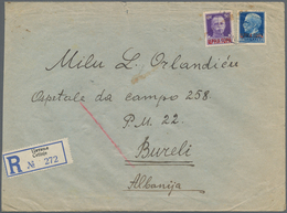 Albanien - Besonderheiten: 1942. Registered Cover Addressed To The Hospital Attached To Camp No 22, - Albanië