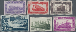 Belgien - Eisenbahnpaketmarken: 1949 - 1952, Komplette Postfrische Serie Lokomotiven. - Reisgoedzegels [BA]