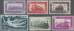 Belgien - Eisenbahnpaketmarken: 1949 - 1952, Komplette Postfrische Serie Lokomotiven. - Bagages [BA]