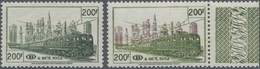 Belgien - Eisenbahnpaketmarken: 1953, Nord-Süd-Verbindung In Brüssel, "200 Fr Inbetriebnahme" Und "2 - Bagages [BA]