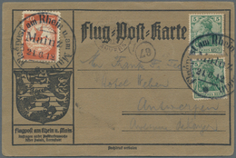 Belgien - Besonderheiten: 1912. Germany Official Card From The Grand Duchess Of Hesse's 1912 Flight - Andere & Zonder Classificatie