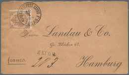 Bosnien Und Herzegowina (Österreich 1879/1918): 1896, Registered Pre-addressed Envelope To Germany, - Bosnië En Herzegovina