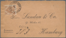 Bosnien Und Herzegowina (Österreich 1879/1918): 1896, Registered Pre-addressed Envelope To Germany, - Bosnia Erzegovina