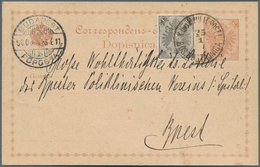 Bosnien Und Herzegowina (Österreich 1879/1918): 1900. 2 (kr) Brown/chamois, "Arms" Type Stationery C - Bosnië En Herzegovina