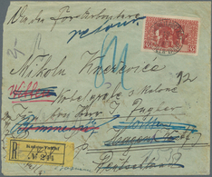 Bosnien Und Herzegowina (Österreich 1879/1918): 1907. Registered (small Faults) Cover To Germany, Fr - Bosnia Herzegovina