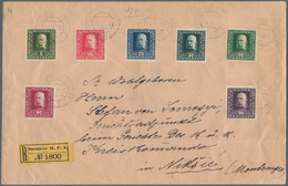 Bosnien Und Herzegowina (Österreich 1879/1918): 1918, 90 H Lilac Mixed Franking With 6 Items Kaiser - Bosnie-Herzegovine