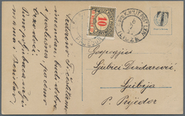 Bosnien Und Herzegowina (Österreich 1879/1918) - Portomarken: 1911. "Name Day" Postcard Sent STAMPLE - Bosnie-Herzegovine