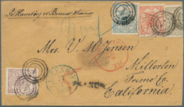 Dänemark: 1864: 2, 3, 4 And 16 S. On Envelope (shortened At Right) With Content From Copenhagen To M - Ongebruikt