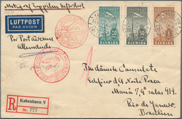 Dänemark: 1934, 11th SOUTH AMERICA FLIGHT: Printed Matter, Registered From Kopehagen With Connecting - Ongebruikt